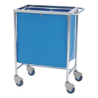 Carro Ropa Sucia Azul sin tapa